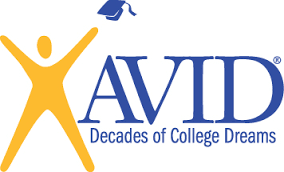 image of AVID logo with words "decades of college dreams"